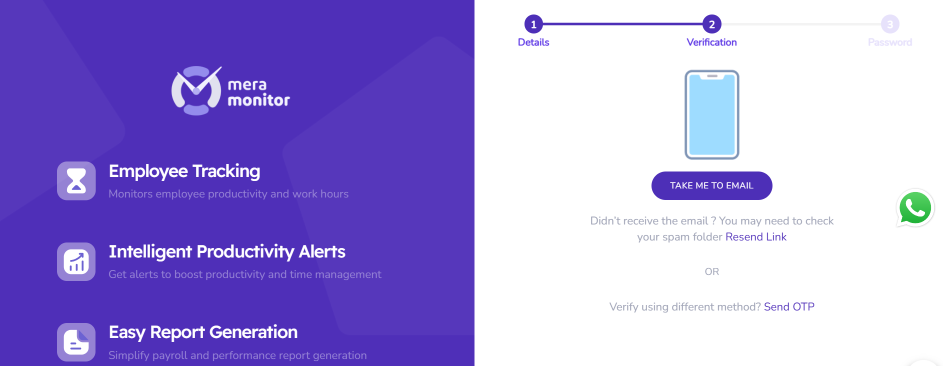 Step 2: Email Verification